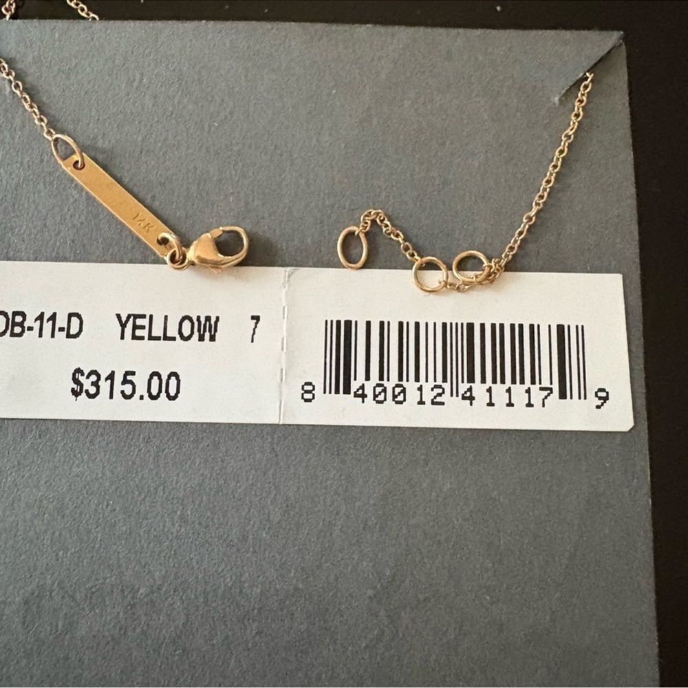 Zoe Chicco 14 K Gold with diamond Hamas Bracelet - Picture 3 of 5